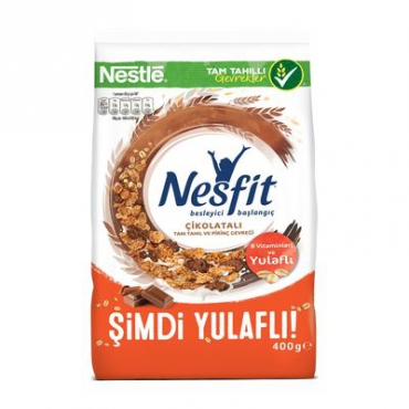 Nestle Nesfit Buğday ve Pirinç Gevreği Çikolatalı 400gr