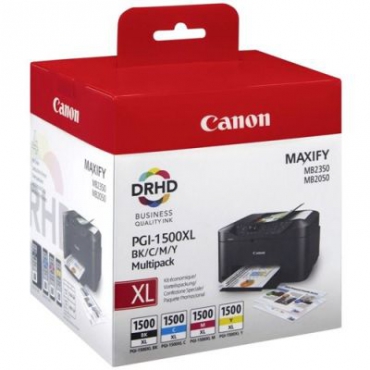 Canon PGI-1500XL BK-C-M-Y Mürekkep Kartuş Multipack