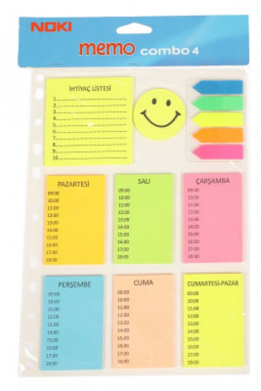 Noki Postit Memo Combo 4 12704