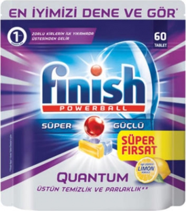 Finish Quantum Bulaşık Makinesi Tableti 60lı