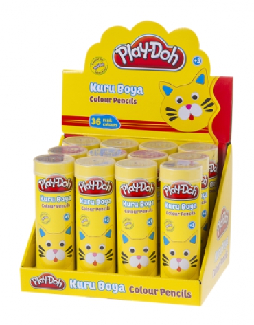 Play-Doh Kuru Boya Tüp 36 Renk Display