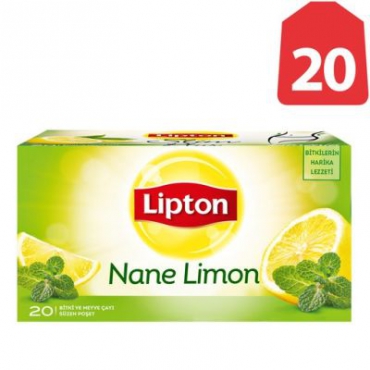 Lipton Nane-Limon Bitki Çayı 20'li