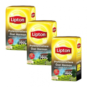 3 Adet Lipton Özel Harman Dökme Çay 1000gr