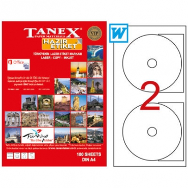 Tanex Cd Etiketi 117mm TW-3117