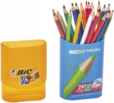 Bic Evolution Kuru Boya Kalemi 24lü Kutu