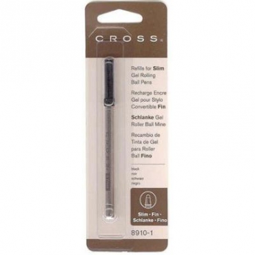 Cross Spire Roller İçin İnce Jel Roller Refili Siyah 8910-1