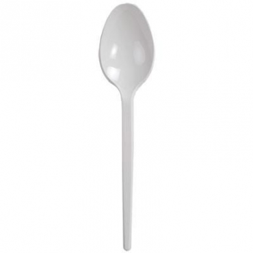 Huhtamaki Eko Plastik Kaşık Beyaz 125mm Cutlery Serisi 100lü