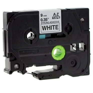 Muadil P-Touch 9AZE-221 Beyaz-Siyah TZ-tape 9mm Etiket