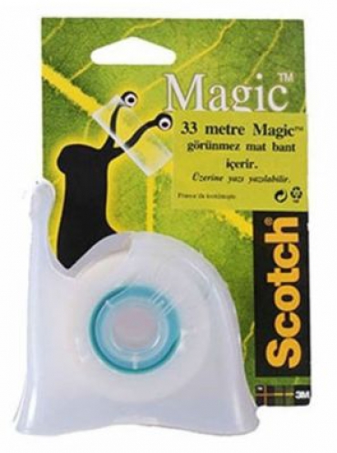 3M Scotch Salyangoz Şekilli Magic Bant 19mmx33m