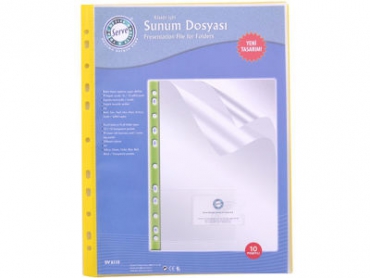 Serve Klasör İçin Sunum Dosyası 10 Poşet Sv-6110