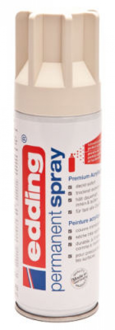 Edding Permanent Akrilik Sprey Boya 921 Krem Mat