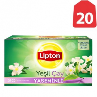 Lipton Berrak Yeşil Çay Yaseminli 20'li