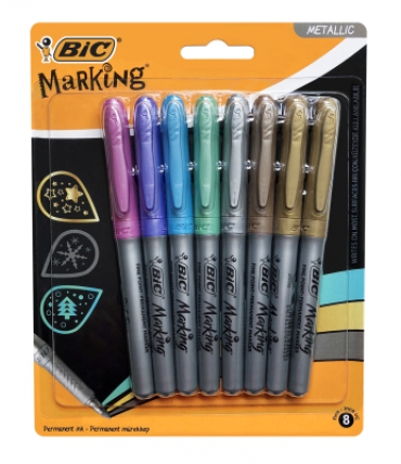 Bic Marking Color 8li Blister Metalik Renkler