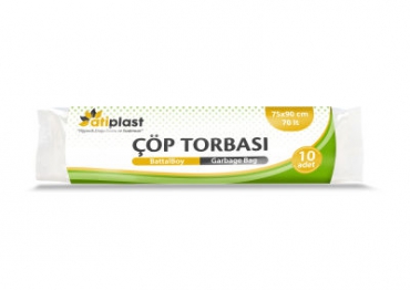 Atiplast Çöp Torbası Battal 75x90 Mavi 300gr 10lu