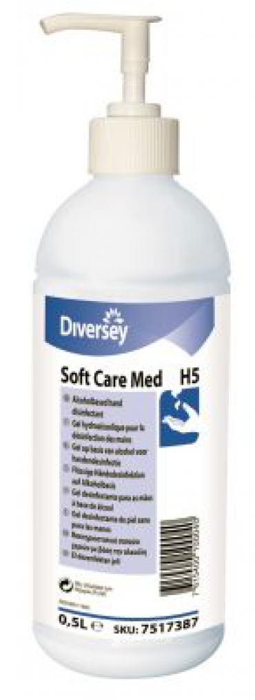 Soft Care MED H5 Alkol Bazlı El Antiseptiği 500ml
