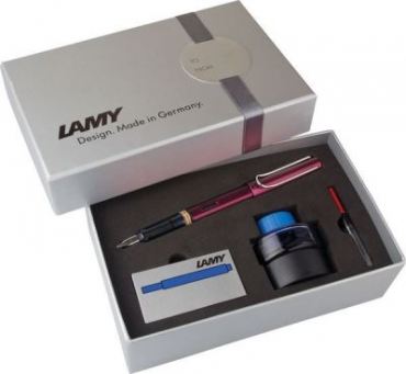 Lamy Al-Star Dolma Kalem Seti Siyah Mor 29DS-M