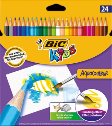 Bic Aquacouleur Kuru Sulu Boya 24lü