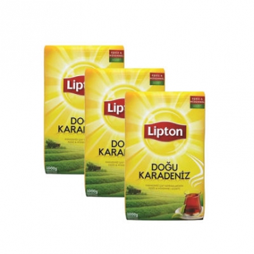 Lipton Doğu Karadeniz Dökme Çay 1000gr x 3 Adet