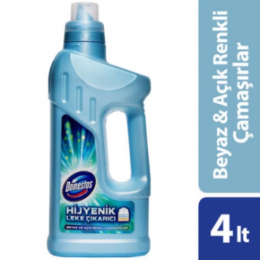 Domestos Leke Çıkarıcı Beyaz Ve Açık Renkli Çamaşırlar 4 Litre