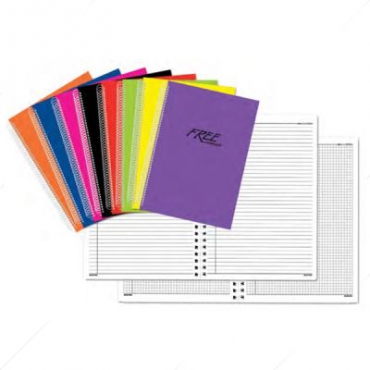 Keskincolor Defter 160yp A4 Spiralli Cilt Kapaklı Kareli