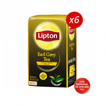 Lipton Earl Grey Dökme Çay 1000grx6 Adet