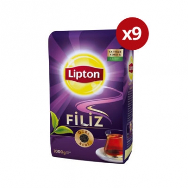 9 Adet Lipton Filiz Dökme Çay 1000gr