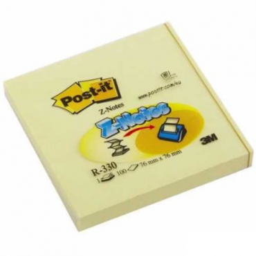 3M Post-it Sarı Z Not Kağıdı 76x76mm