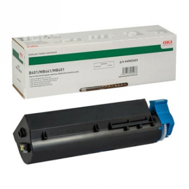 Oki B401\/MB441\/451 Siyah Lazer Toner 44992403 1500 Sayfa