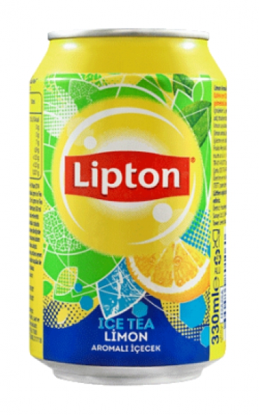 Lipton Ice Tea Kutu Limon 330cc 24lü