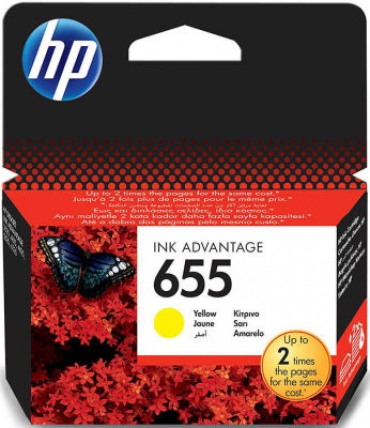 Hp Kartuş Sarı No:655 CZ112AE