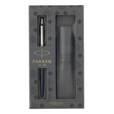 Parker Jotter Mavi CT Tükenmez Kalem Kılıf Seti