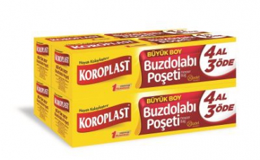 Koroplast Buzdolabı Poşeti Büyük Boy 4al 3öde