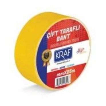 Kraf Bant Çift Taraflı 19mmx25m