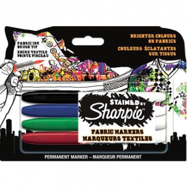 Sharpie Stained Tekstil Kalemi 4 Renk