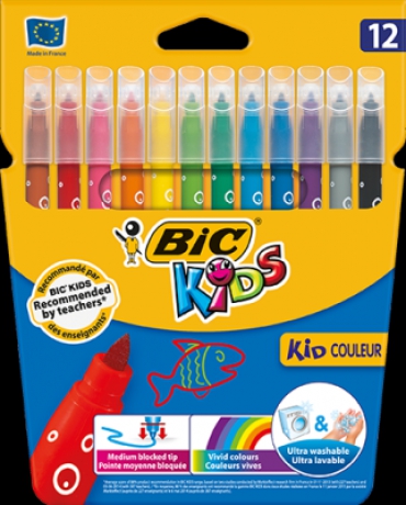 Bic Kid Couleur Keçeli Boya Kalemi 12li