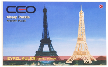 Ceo 3D Ahşap Puzzle Eiffel Kulesi