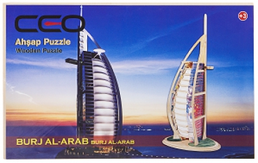 Ceo 3D Ahşap Puzzle Burj Al-Arab