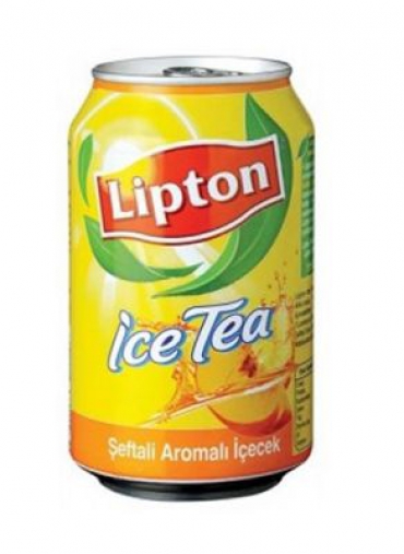 Lipton Ice Tea Kutu Şeftali 330cc 24lü