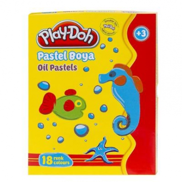 Play-Doh 18 Renk Pastel Boya