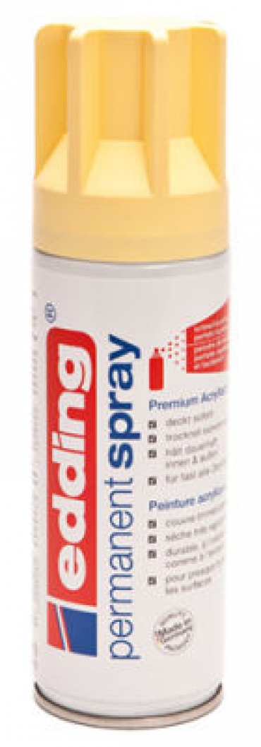 Edding Permanent Akrilik Sprey Boya 915 Pastel Sarı