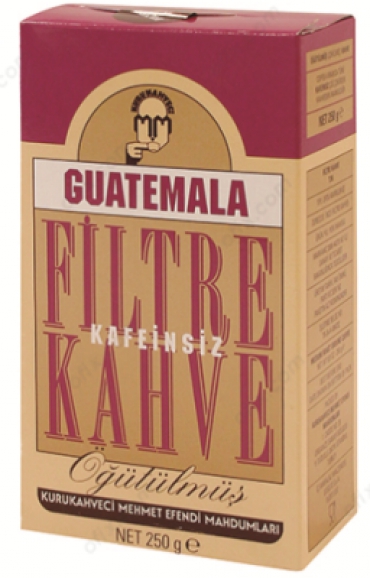 Mehmet Efendi Guatemala Kafeinsiz Filtre Kahve 250gr