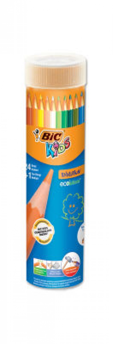 Bic Evolution Kuru Boya Kalemi 24+1 Metal Tüp