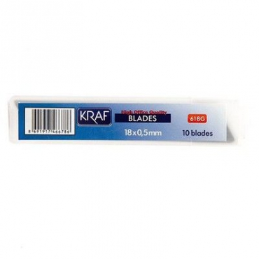 Kraf Maket Bıçağı Yedeği 618G 10lu