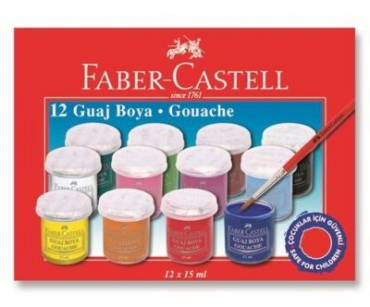 Faber Castell Guaj Boya 12li