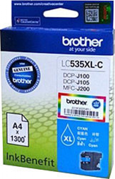 Brother LC-535XL-C Mavi Kartuş 1300 Sayfa