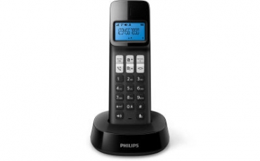 Philips D1411B Kablosuz Telefon Siyah
