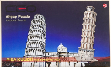Ceo 3D Ahşap Puzzle Pisa Kulesi