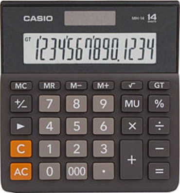 Casio Hesap Makinesi Mh-14 Masa Tipi 14 Hane