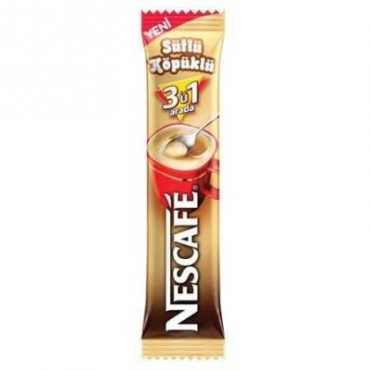 Nescafe 3ü1 Arada Sütlü Köpüklü 72li