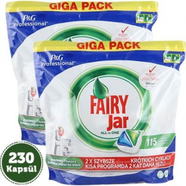 Fairy Jar Profesyonel Tablet 115li P&G x 2 Paket